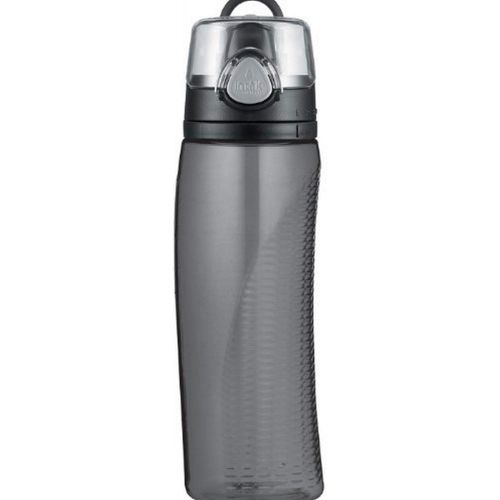 써모스 Thermos Intak Hydration Bottle with Meter, Smoke, 24 Ounce