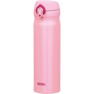 Thermos Stainless Steel Commuter Bottle, Vacuum insulation technology locks,0.5-L,Coral pink,[one-touch open type] ,JNL-502 CP