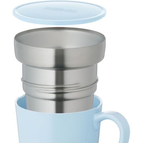 써모스 Thermos Heat Insulation Mug 350ml Light Blue JDC-351LB