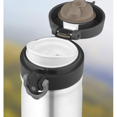 써모스 Thermos 16 Ounce Direct Drink Bottle, Stainless Steel