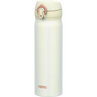 Thermos Stainless Steel Commuter Bottle, Vacuum insulation technology locks,0.5-L,Pearl White,[one-touch open type] ,JNL-502 PRW