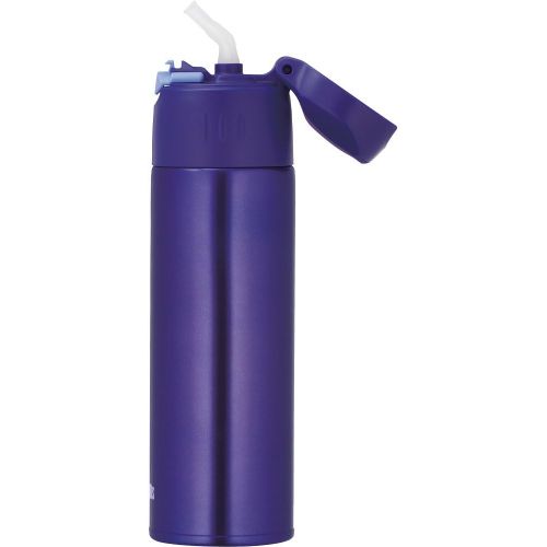 써모스 Thermos vacuum insulation straw bottle 0.55L Blue FHL-550 BL