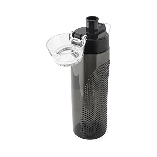 써모스 Thermos 24 Ounce Tritan Hydration Bottle with Meter, Smoke