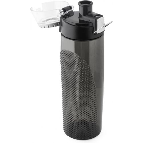 써모스 Thermos 24 Ounce Tritan Hydration Bottle with Meter, Smoke