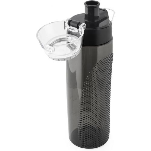 써모스 Thermos 24 Ounce Tritan Hydration Bottle with Meter, Smoke