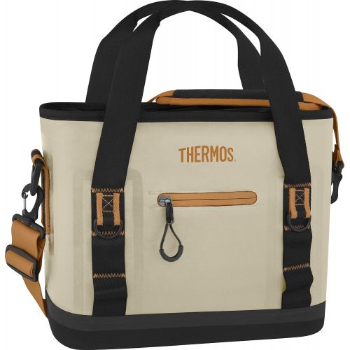 써모스 Thermos Trailsman 12 Can Tote, Cream/Tan