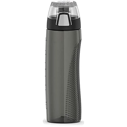 써모스 Thermos Intak 24 Ounce Hydration Bottle with Meter, Smoke