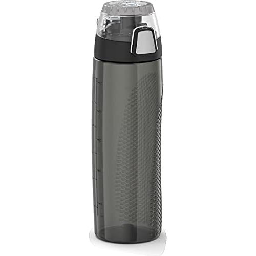 써모스 Thermos Intak 24 Ounce Hydration Bottle with Meter, Smoke