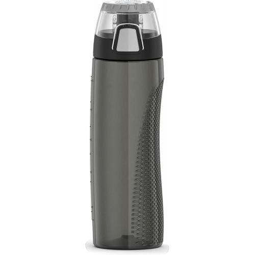 써모스 Thermos Intak 24 Ounce Hydration Bottle with Meter, Smoke