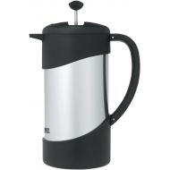 Thermos 34 Ounce Vacuum Insulated Stainless Steel Coffee Press, Stainless with Black Accents