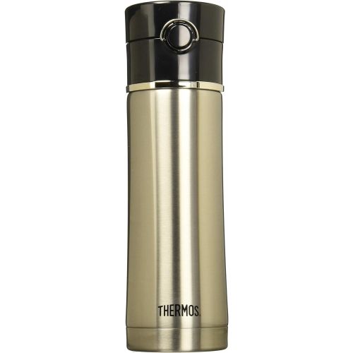 써모스 Thermos NS402BK4 16-Ounce Drink Bottle, 16oz, Black