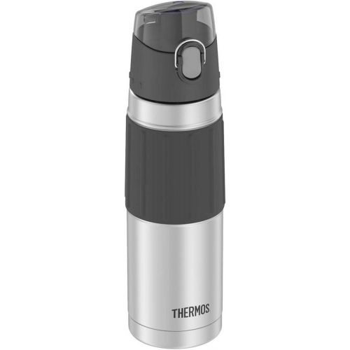 써모스 Thermos Vacuum Insulated 18 Ounce Stainless Steel Hydration Bottle, Hammertone