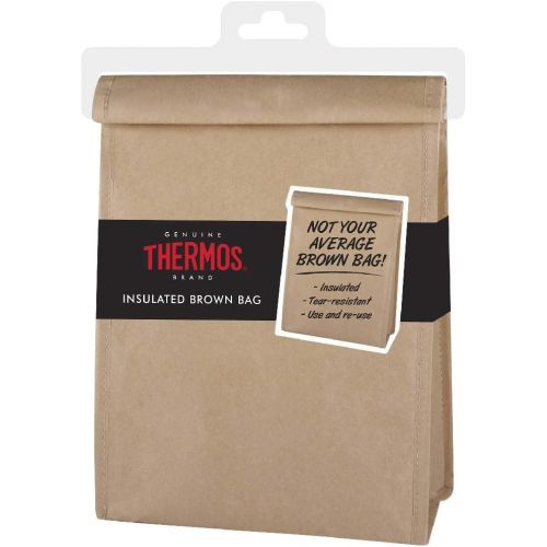 써모스 Thermos Insulated Brown Bag