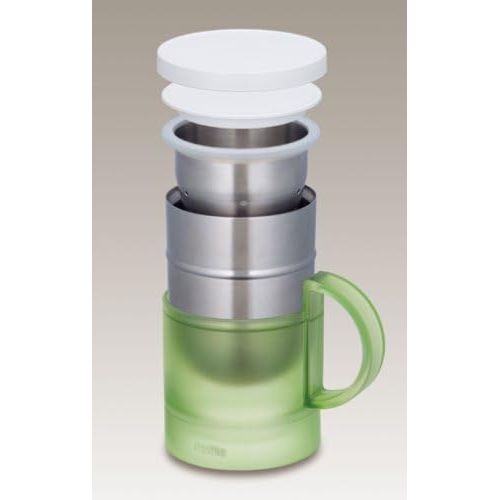 써모스 THERMOS 0.24L vacuum insulation mug lime green office JCQ-240 LMG