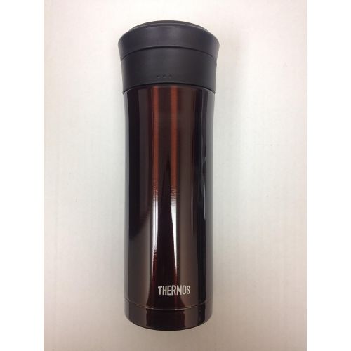 써모스 Thermos Motion Vacuum Insulated Stainless Steel Mug w Tea Strainer TCMK (480mL, Bronze)