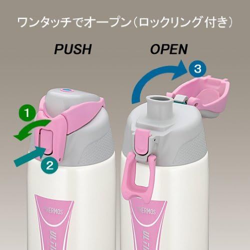 써모스 Thermos Sports Bottle 1.0L Pink FEO-1000F P