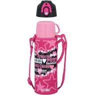 THERMOS Vacuum Insulation 2WAY Bottle 0.8L Black Pink FFR-801WF BK-P