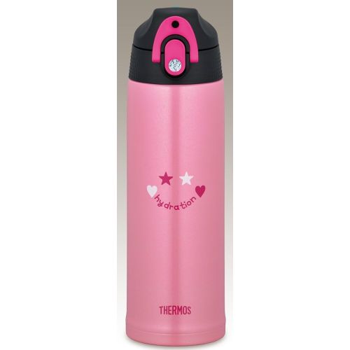 써모스 THERMOS Vacuum Insulation 2WAY Bottle 0.8L Black Pink FFR-801WF BK-P
