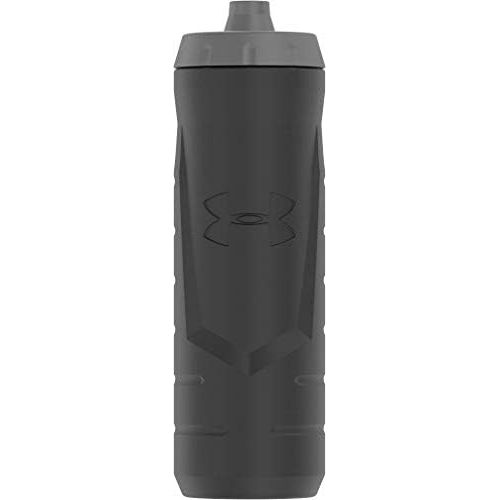 써모스 Thermos Under Armour Sideline 32 Ounce Squeezable Bottle, Black