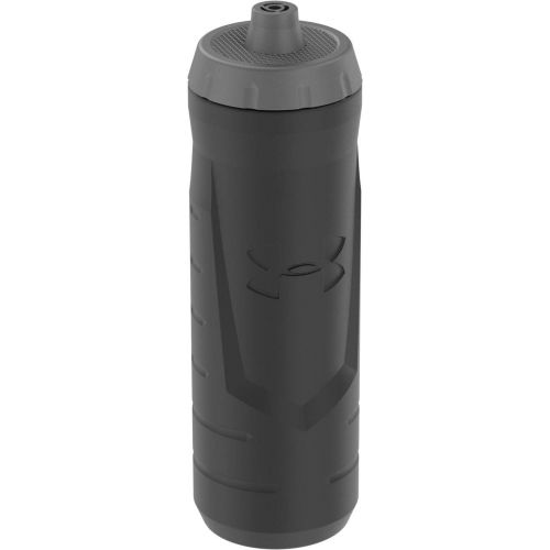 써모스 Thermos Under Armour Sideline 32 Ounce Squeezable Bottle, Black