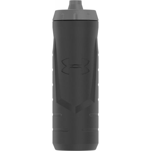 써모스 Thermos Under Armour Sideline 32 Ounce Squeezable Bottle, Black