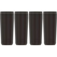 Thermos Guardian 18-Ounce Stainless Steel Travel Tumbler (Espresso Black, 4-Pack)