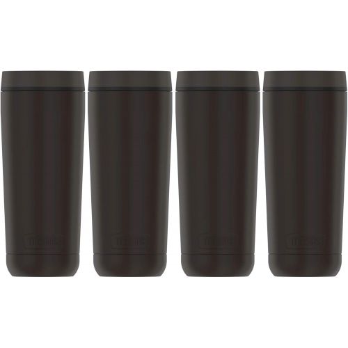 써모스 Thermos Guardian 18-Ounce Stainless Steel Travel Tumbler (Espresso Black, 4-Pack)