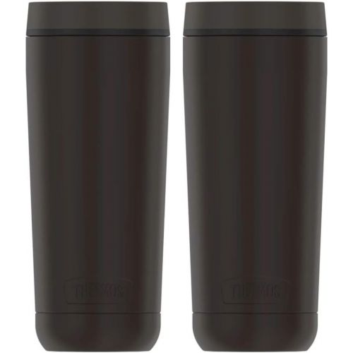 써모스 Thermos Guardian 18-Ounce Stainless Steel Travel Tumbler (Espresso Black, 2-Pack)