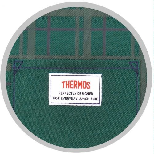 써모스 THERMOS Insulated Lunch Bag 4L Green Check RDU-0042 GC