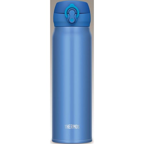 써모스 Thermos Water Bottle Vacuum Insulation Cellular Phone Mug [one-Touch Open Type] 0.6L Metallic Blue JNL-602 MTB