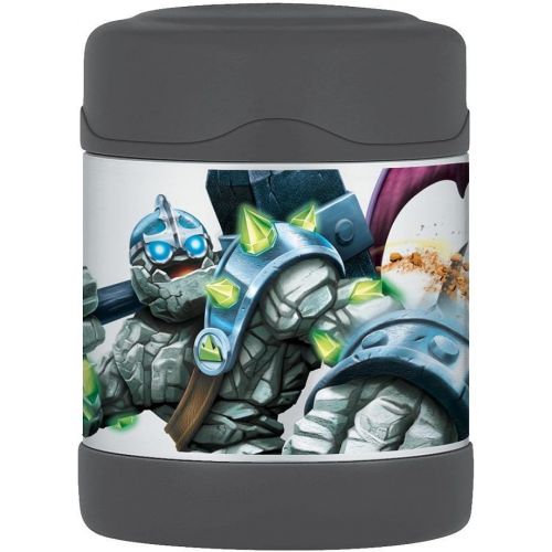 써모스 Thermos Unbreakable Stainless Steel Vacuum Insulation Funtainer Food Jar (Skylander)