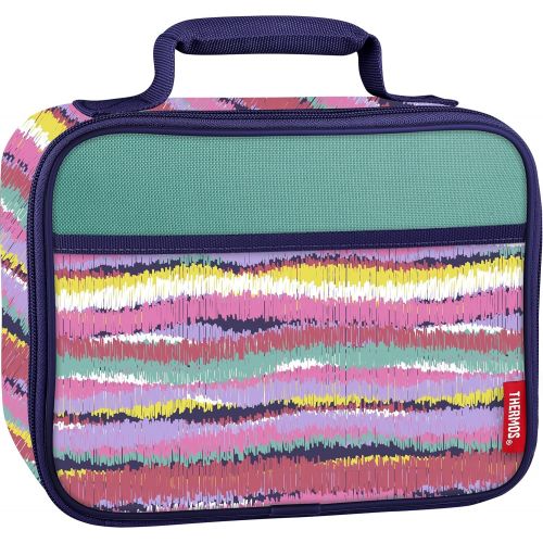 써모스 Thermos N219185006, Ikat Stripes-Girl Soft Lunch Kit, One Size