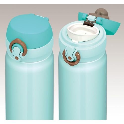 써모스 Mobile vacuum insulation mug THERMOS] [one-touch open type 0.35L mint JNL-350 MNT