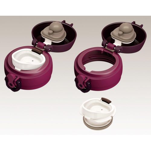 써모스 THERMOS Vacuum Insulation Mobile Mug [one-Touch Open Type] 0.35L Burgundy JNL-350 BGD