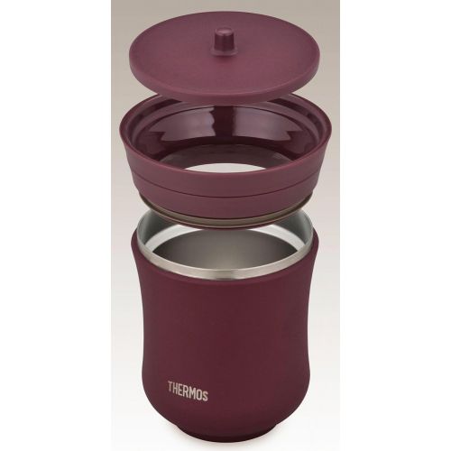 써모스 THERMOS vacuum insulation teacup 200ml red bean JCZ AZ-200