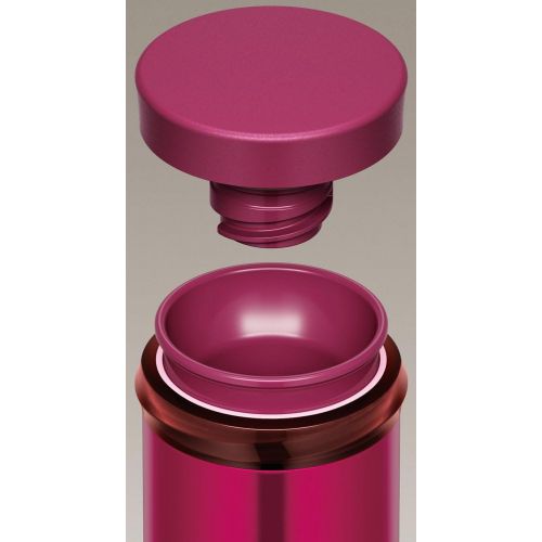 써모스 Thermos Vacuum Insulation Mobile Phone Mug 0.35l Burgundy Jno-350 Bgd (Japan Import)