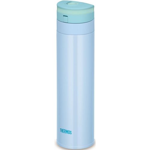 써모스 Thermos Water Bottle Vacuum Insulation Mobile Mug [One-touch Open Type] (450ml, blue)