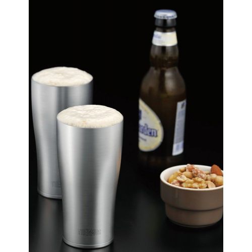 써모스 THERMOS Vacuum Insulation Tumbler 400ml Stainless JDA-400 S