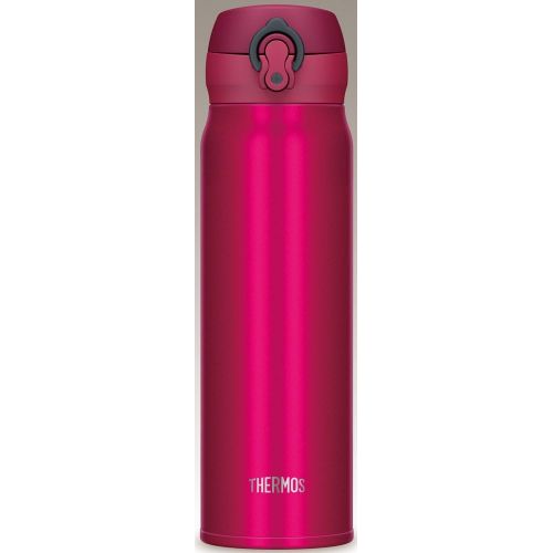 써모스 Thermos Water Bottle Vacuum Insulation Mobile Mug [One-touch Open Type] (20, garnet red)