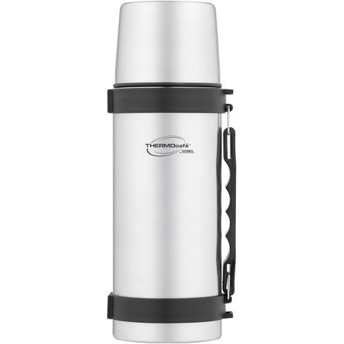 써모스 Thermos DF2110 DF2110-BEVERAGE Bottle W/Handle, 2.6, Silver