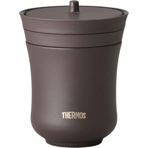 써모스 THERMOS vacuum insulation teacup 200ml chestnut JCZ-200 KUR (japan import)