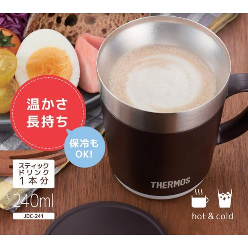 써모스 Thermos heat insulation mug 240ml espresso JDC-241 ESP