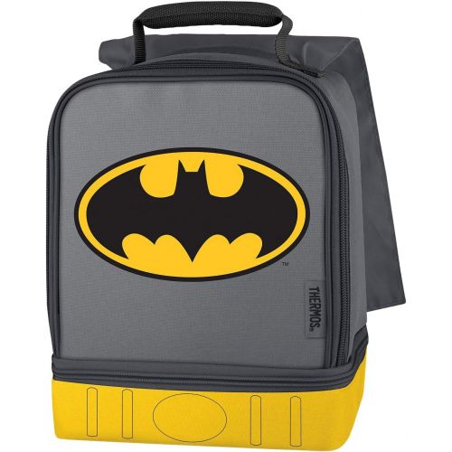 써모스 Thermos Batman Dual Compartment Soft Lunch Kit w/ Attached Grey Cape