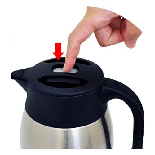 써모스 Thermos Thermocafe 1.0L Stainless Steel Tea Filter Carafe