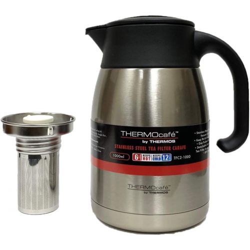 써모스 Thermos Thermocafe 1.0L Stainless Steel Tea Filter Carafe