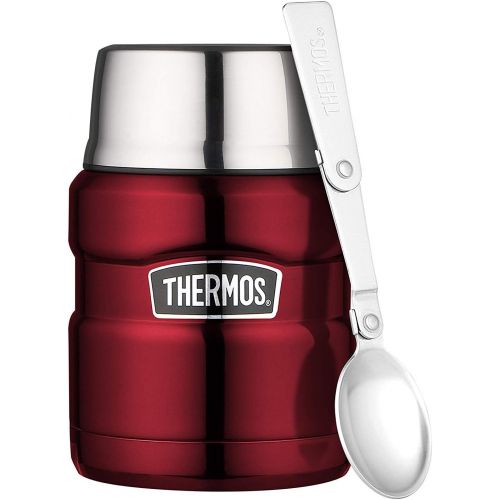 써모스 Visit the THERMOS Store Thermos Stainless King Food Jar, Stainless Steel