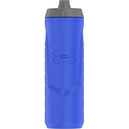 써모스 Thermos Under Armour Sideline 32 Ounce Squeezable Bottle, Blue