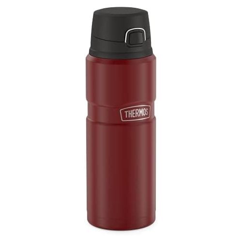 써모스 [무료배송]THERMOS Stainless King Vacuum-Insulated Drink Bottle, 24 Ounce, Matte Red