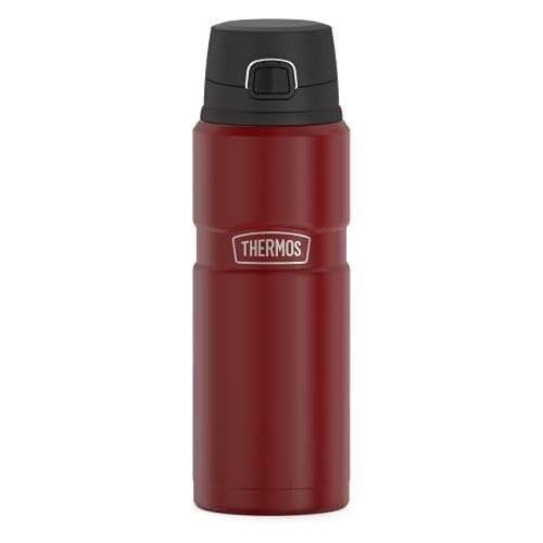 써모스 [무료배송]THERMOS Stainless King Vacuum-Insulated Drink Bottle, 24 Ounce, Matte Red