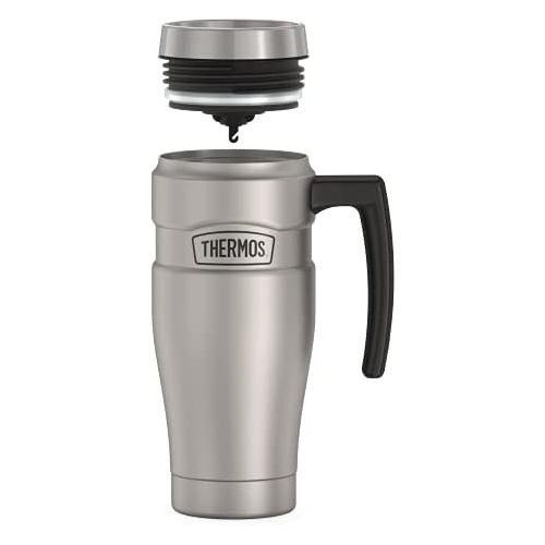 써모스 [무료배송]THERMOS Stainless King Vacuum-Insulated Travel Mug, 16 Ounce, Matte Steel